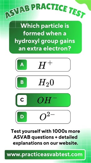 ASVAB General Science Practice Test Question