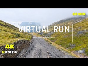 Virtual Run 4k Mont Blanc Segment 2 - Virtual Scenery for Treadmill - Part 2