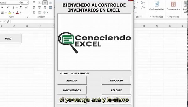 El MEJOR Control de Inventario en Excel - Entradas y Salidas de productos 😎 | Conociendo Excel