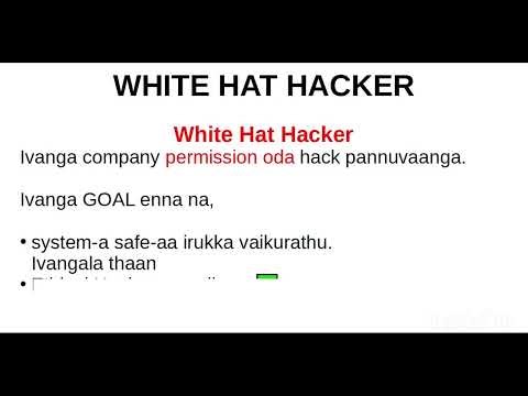 Ethical Hacking na Enna? | Beginner Guide in Tamil | Thanglish Cybersecurity | Tamil Explain PPT