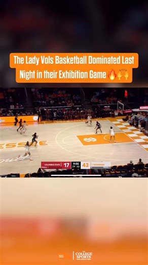 The Lady Vols absolutely dominated their exhibition game against Columbus State ending the game 148-48🤯🔥 • • • • #GBO #GBO🍊 #Vols #GoVols #VolsonTop #VFL #Vol4Life #RockyTop #GoBigOrange #Tennessee #TennesseeVolunteers #VolsFB #CFB #CollegeFootball #NCAA #SEC #ExplorePage #CollegeFootball26 #FYP #Football #Podcast #Overtime | Rock Media