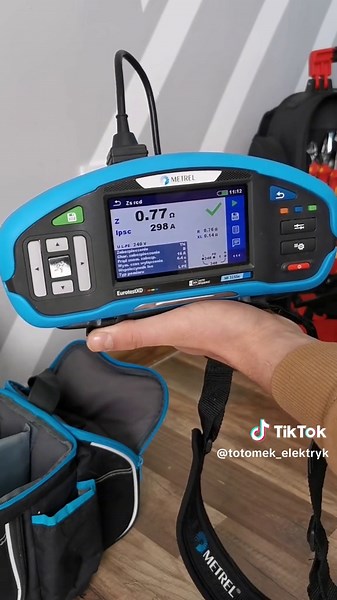 Pomiar AUTO IPZ - Metrel MI 3155 | Elektryk Instalacje