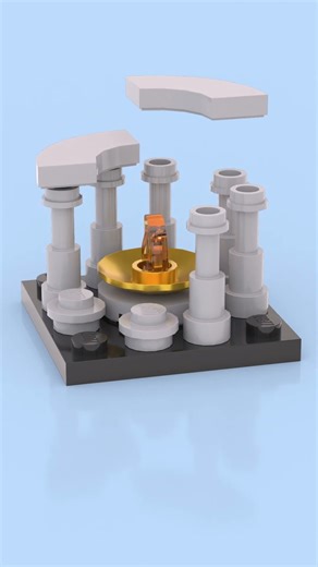 LEGO Micro Ancient Stone Circles 🌿🧱 Mini Build, Massive Mystery! 🌀 #legobuild #legoshorts #legomoc