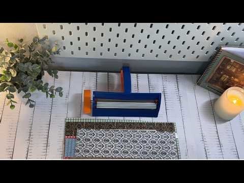ASMR Crafting | Straight Edge Paper Crimper Tool | No Talking