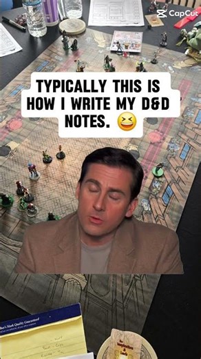 I ALWAYS have good ideas....in my notes. 😆🔥 #dndmemes #dungeonsanddragons