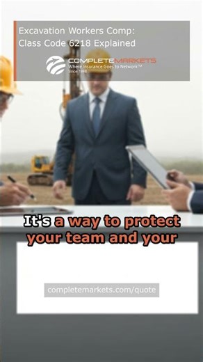 Excavation Workers Comp: Class Code 6218 Explained