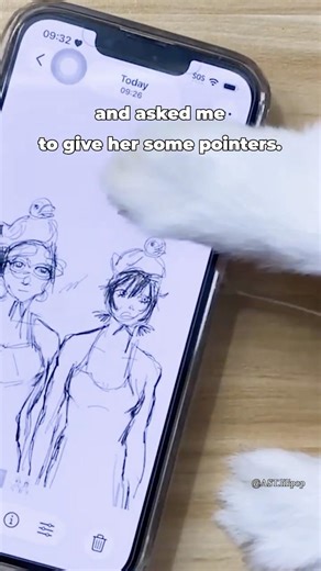 My apprentice vs me #digitalpainting #OC