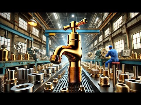 Inside a Faucet Manufacturing Factory | From Molten Metal to Finished Faucet
