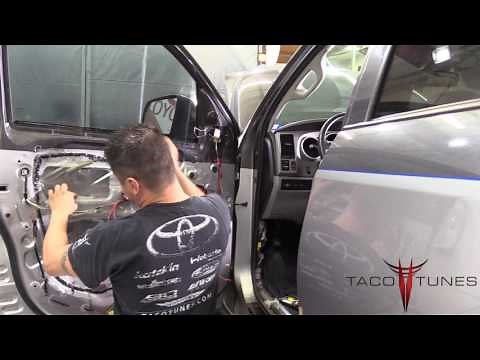 How to install component speakers Toyota Tundra 2007-2013 with tweeters in sail panel.