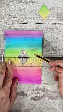 Creative Expressions: Clever 2-from-1 Rainbow Card | Diamond Die Cuts | Fun Cardmaking Tutorial