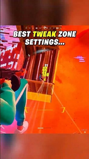 NEW Best Tweak Zone Settings in Fortnite Chapter 7 🎯 #fortnite #fortniteclips