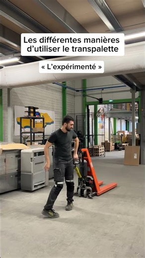 3 manières d’utiliser un transpalettes…