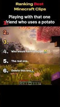 Ranking Best Minecraft Clips (How did №1 even happen?💀) | #Minecraft #BestMinecraft #Shorts
