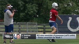 Andrew Luck will miss remainder of preseason
