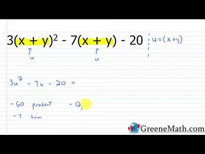 Factoring Polynomials using Substitution - Practice