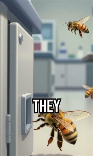 How bumblebees beat the sliding door challenge #facts #science #shorts