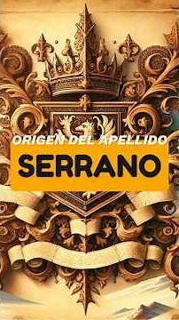 SERRANO: EL APELLIDO QUE GUARDA LA MEMORIA DE LOS PUEBLOS DE LA SIERRA