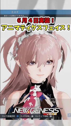 アニマティクスで綺麗なお姉さんを作ってみた！ #PSO2NGS #アニマティクスフェイス