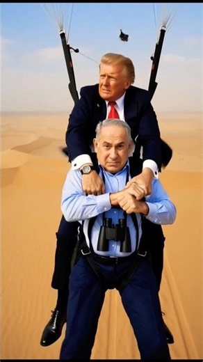 Helium Balloon Chaos | Trump Falls, Modi Fires, Netanyahu Rescue then Khamenei Cave Trap! #aivideo