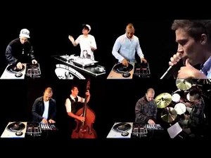 The Überband - Mambo Number 4 (Finger drumming/Turntablism Routine)