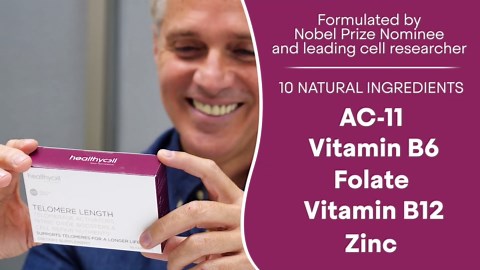 Healthycell Telomere Length + AC-11 | DNA Repair Supplements for Anti-Aging and Cell Health