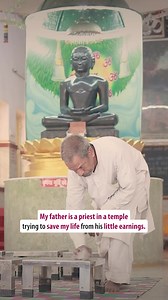 4K views · 38 reactions | My father works as a priest in a temple. He is doing everything he can to pay for my treatment. He works day and night, but his health is getting worse because he is so tired. It breaks my heart to see him like this. | Milaap | Facebook