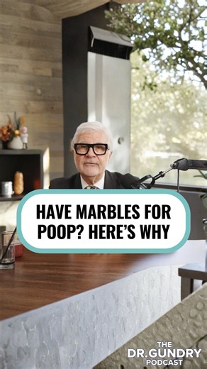 Dr. Steven Gundry | If your bowel movements look like marbles or pellets, that’s not “efficient digestion”—it’s a warning sign. Those tiny, hard stools... | Instagram