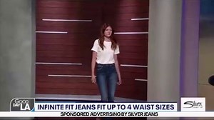 7.5K views · 56 reactions | Silver Jeans is providing infinite fit jeans that fit up to four waist sizes. More info: https://bit.ly/3SELCw8 | FOX 11 Los Angeles | Facebook