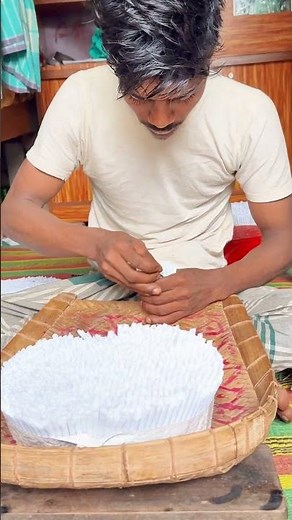 Traditional Bidi Crafting Process 🚬✨
