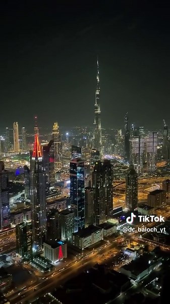 One Night in Dubai: Enjoy the Beautiful Night Beauty View