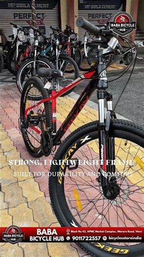 Power of 21 Speeds! Ride Smooth with Shimano Gears | Baba Bicycle Hub 🚴‍♂️