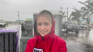 Fox 4's Bella Line gives us a live look at conditions on Fort Myers Beach as we begin to feel the effects of Hurricane Idalia. | Fox 4 | Facebook