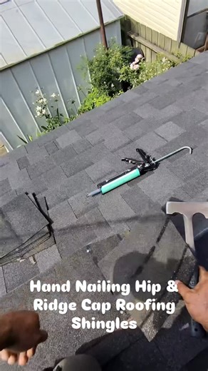 Luso Roofing & Contracting Inc on Instagram: "Hand Nailing Hip & Ridge Cap Roofing Shingles Looking to repair, replace, maintain or just need roofing advice contact us! 🧑‍💻 https://lusoroofing.com 📲 647.866-6213 📧 info@LusoRoofing.com #construction #toronto #gta #reno #renovations #roofmaintenance #roofing #roofinspection #atticinspection #roofingsystem #roofleak #roofrepair"