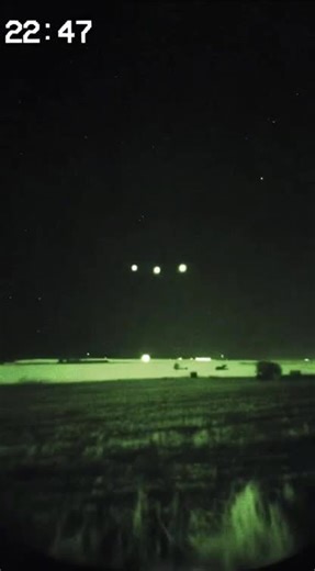CASE 16 — Triangle Formation Over Kansas Military night-vision caught this triangle formation holding position over Kansas farmland at 22:47. No radar contact. No engine sound. It rotated twice — then vanished in under one second. This sequence is a cinematic reconstruction generated with AI. #ufo #triangleufo #nightvision #paranormal #uap