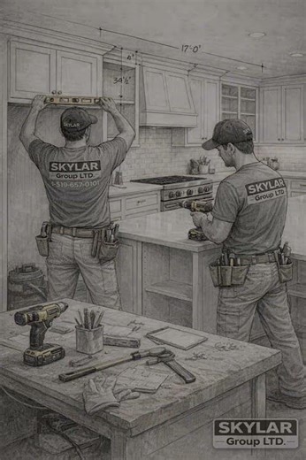 Modern Kitchen Renovation | Design, Build & Finish by Skylar Group LTD