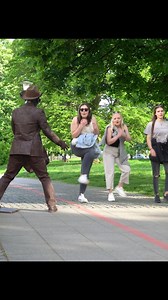 196K views · 8.2K reactions | Her Laugh was soo Dramatic 藍藍#statueprank #funny #fyp #prank #fun | Shah vlog | Facebook