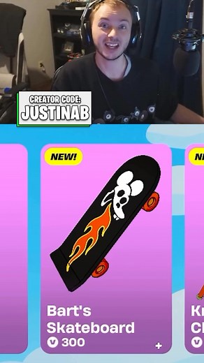 8.1K views · 45 reactions | *NEW* Bart’s Skateboard in the Fortnite item shop! #fortnite #fortniteitemshop #fortniteskins #epicpartner #thesimpsons | AciDic BliTzz | Facebook