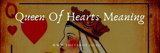 Queen Of Hearts Meaning In A Cartomancy Or Tarot - Tarot Guru