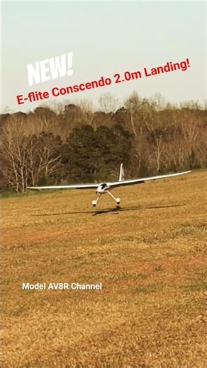 E-flite Conscendo 2.0m Landing! #new #aviation #rcplane