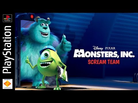 Disney's Monsters, Inc. Scream Team PS1 Longplay - FULL GAME Walkthrough - 100% Completion