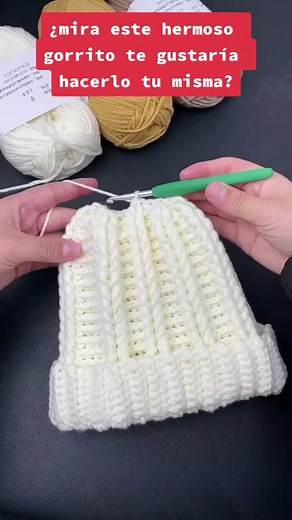 Tejido de Gorros a Crochet: Tutorial Paso a Paso