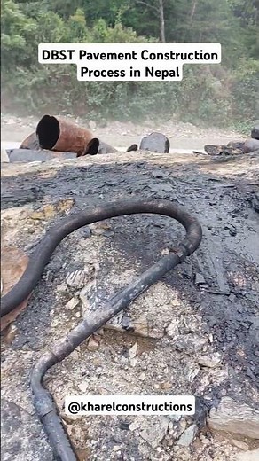 DBST Construction Process in Nepal - Double Bitumenous Surface Treatment #kharelconstructions