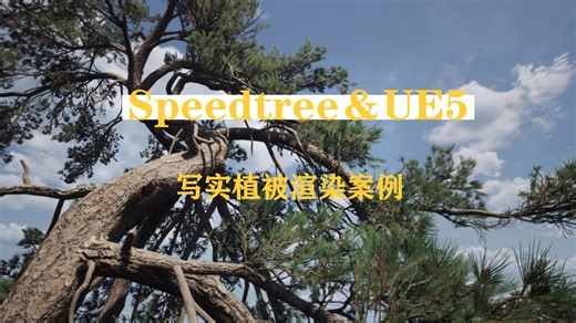 Speedtree＆UE5 写实类植被渲染案例展示
