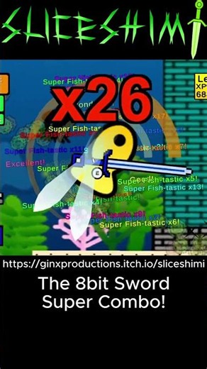 The 8bit Sword Super Combo: Sliceshimi