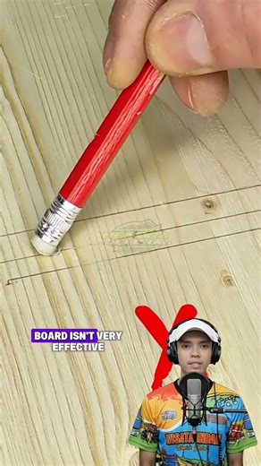 Genius idea to remove pattern lines on wooden boards