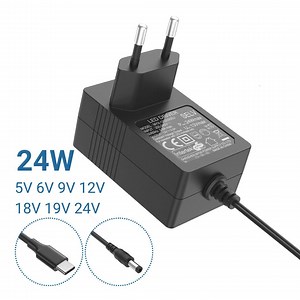 [Hot Item] Universal AC DC Power Adapter 5V 6V 1A for USB-C Devices