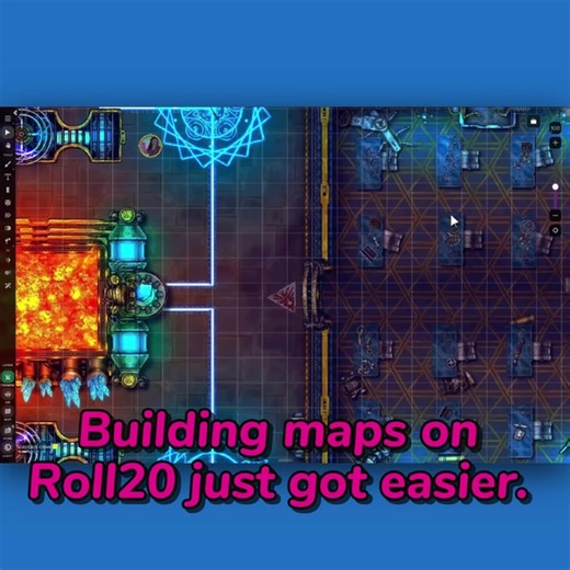 2.1K views · 28 reactions | Need a map on the fly? Click ‘Build a Map’ to open Dungeon Scrawl right from the VTT. Sketch in minutes and see your changes appear instantly in Roll20! Check it out ⬇️ | Roll20 | Facebook