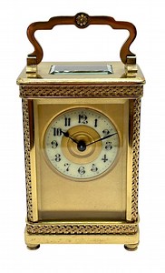 Fine Antique French Carriage Clock – Fretwork Decoration 8 – Day Timepiece C1900 - Etsy UK