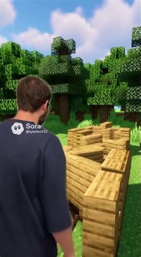 I get lost in MOVING BLOCKS?! #explore #fyp #minecraft #minecraftmemes #greenscreen