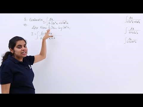 Class 12th – Integral of 1/a Sin^2 x + b Cos^2 X | Integrals | Tutorials Point
